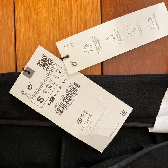 NWT - Zara Tailored Straight Trousers - Picture 2 of 4